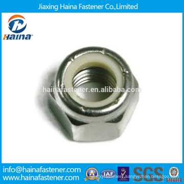 In Stock Made In China DIN985 Carbon Steel/Stainless steel Hexagon Nylon Lock Nuts